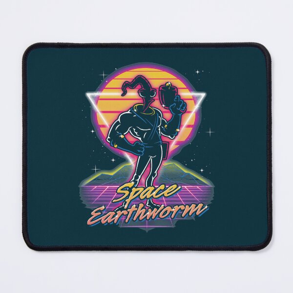 Item preview, Retro Space Earthworm designed and sold by FidelmaGomes.