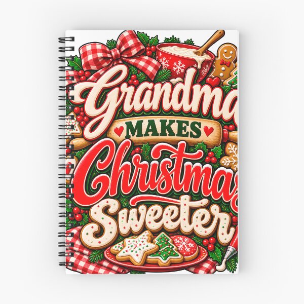 Item preview, Grandma Makes Christmas Sweeter Christmas Cookie Baking designed and sold by 198tees.