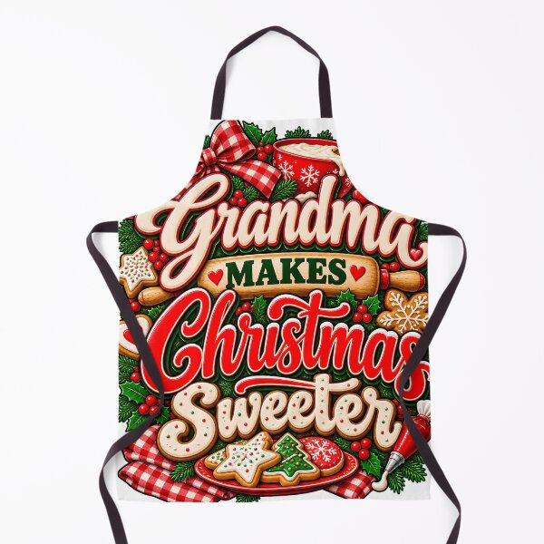 Item preview, Grandma Makes Christmas Sweeter Christmas Cookie Baking designed and sold by 198tees.