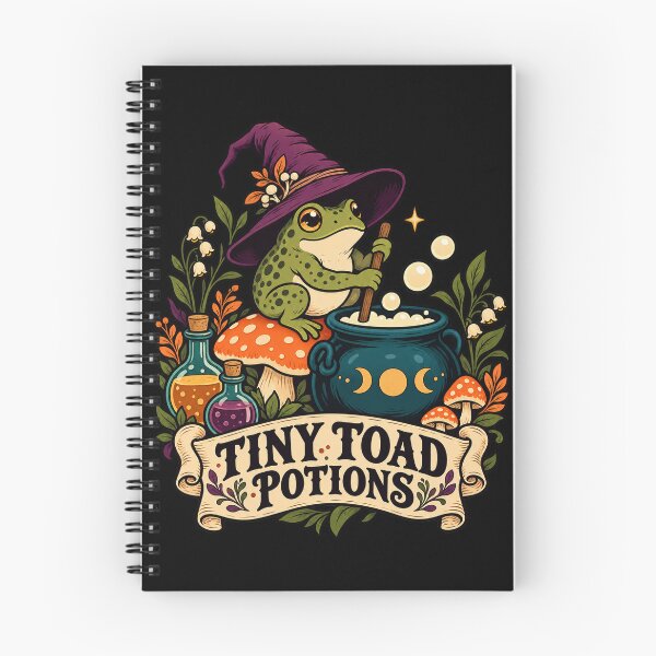 Item preview, Tiny Toad Potions – Mushroom Witch designed and sold by electricpeacock.