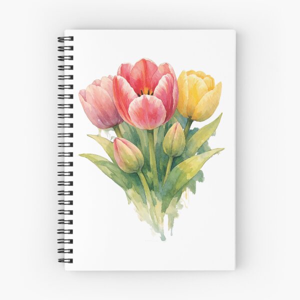 Item preview, Watercolor Tulip – Elegant Botanical Floral Flower Art designed and sold by Amsafjol.