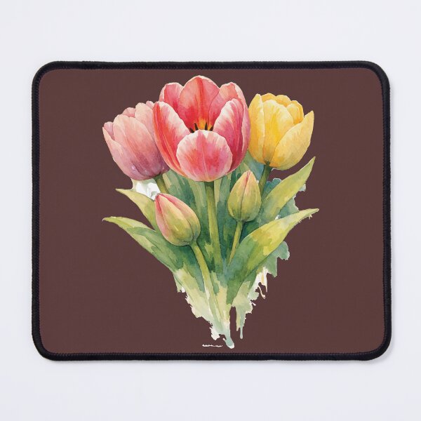 Item preview, Watercolor Tulip – Elegant Botanical Floral Flower Art designed and sold by Amsafjol.