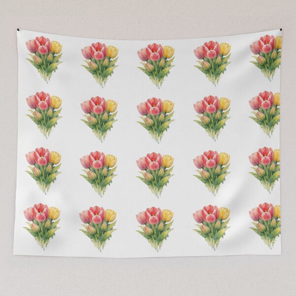 Item preview, Watercolor Tulip – Elegant Botanical Floral Flower Art designed and sold by Amsafjol.