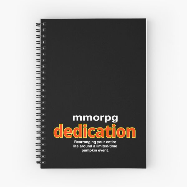 Item preview, mmorpg dedication: Rearranging your entire life around a limited-time pumpkin event. designed and sold by LittleGreyMan2026.