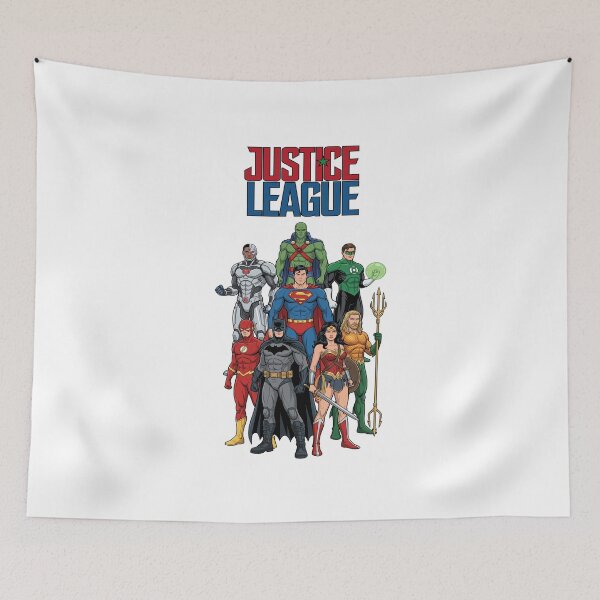 Artikelvorschau, Helden der Justice League entworfen und verkauft von Rugged Garage.