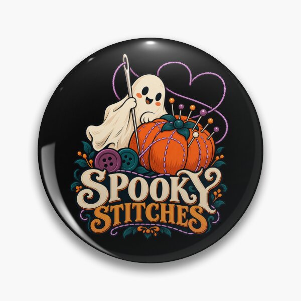 Item preview, Spooky Stitches – Ghost Sewing Companion designed and sold by electricpeacock.