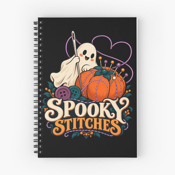 Item preview, Spooky Stitches – Ghost Sewing Companion designed and sold by electricpeacock.