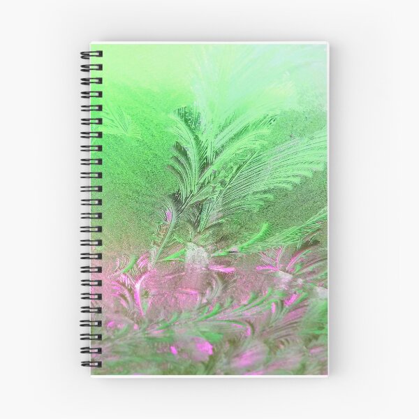 Item preview, Iced Feathers - Green Hue designed and sold by WolfMoonPrintShop.