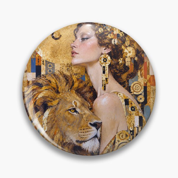 Item preview, Leo Zodiac Painting – Majestic Lion Astrology Art designed and sold by GalleryKauffeld.