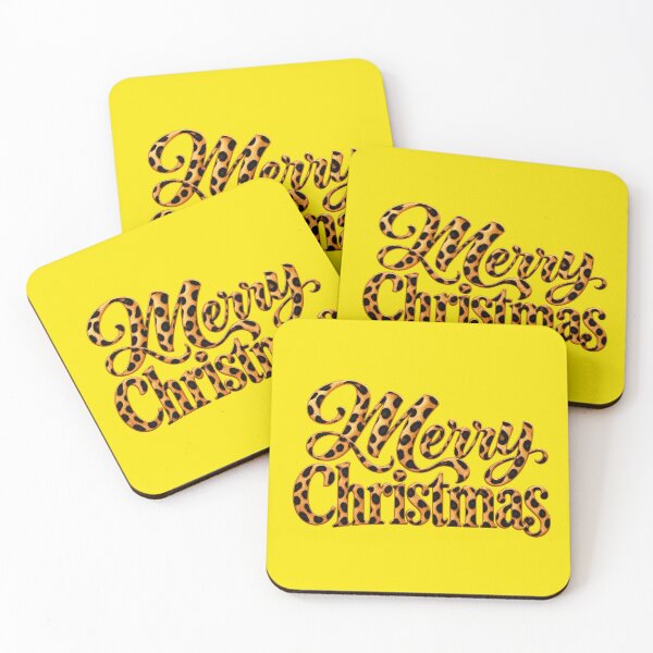Item preview, Luxury Leopard Christmas Typography designed and sold by annenambiro.