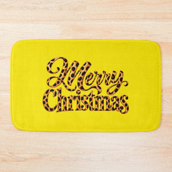 Item preview, Luxury Leopard Christmas Typography designed and sold by annenambiro.