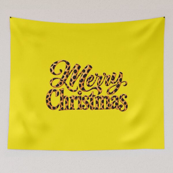 Item preview, Luxury Leopard Christmas Typography designed and sold by annenambiro.