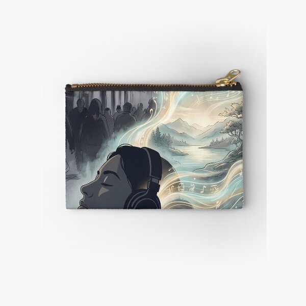 Item preview, Music Escape - Mind Landscape Art with Headphones designed and sold by HeloyPinter.