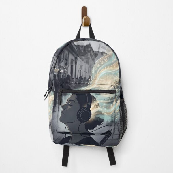Item preview, Music Escape - Mind Landscape Art with Headphones designed and sold by HeloyPinter.