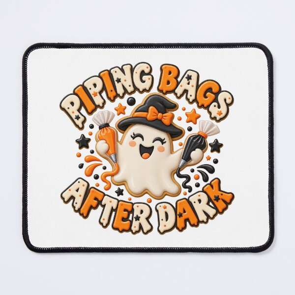 Item preview, Piping Bags After Dark Ghost Cookie Halloween Art designed and sold by UrbanCanvvas.