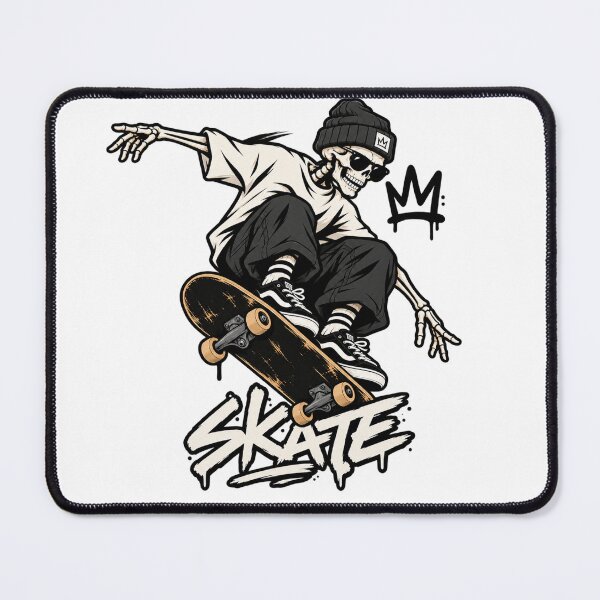 Item preview, Skater Skeleton Y2K Streetwear Urban Graffiti Art designed and sold by Stone-T .