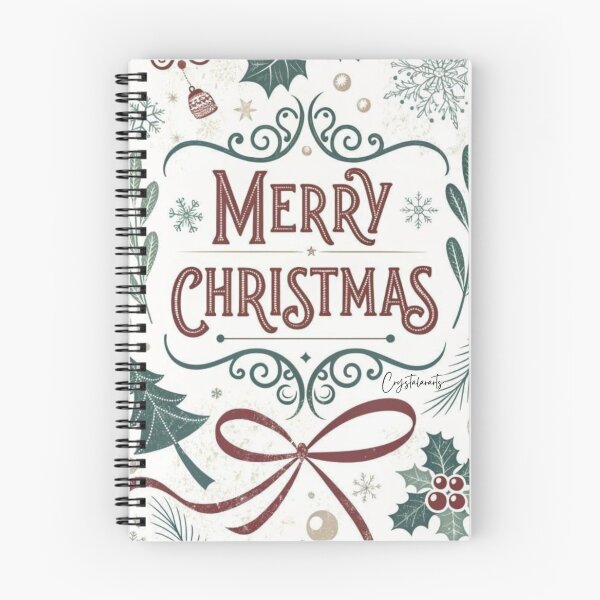 Item preview,  ​Merry Christmas Vintage Elegance Frame Illustration designed and sold by crystalar95.