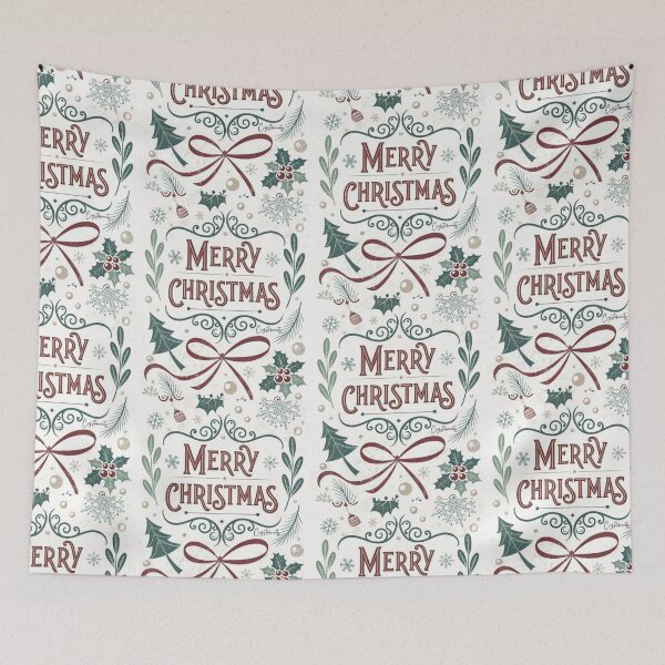 Item preview,  ​Merry Christmas Vintage Elegance Frame Illustration designed and sold by crystalar95.