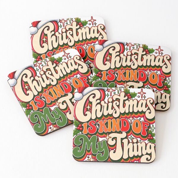 Item preview, Christmas Is Kind Of My Thing Retro Groovy Christmas Lover designed and sold by 198tees.