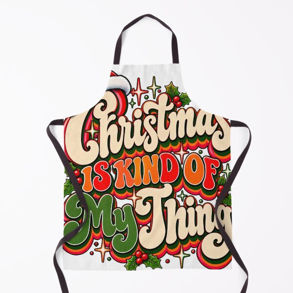 Item preview, Christmas Is Kind Of My Thing Retro Groovy Christmas Lover designed and sold by 198tees.