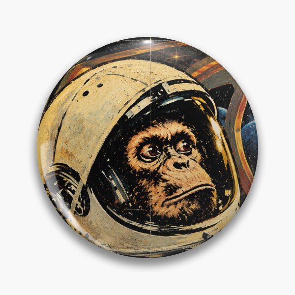 Item preview, space monkey  designed and sold by abby-thorns.