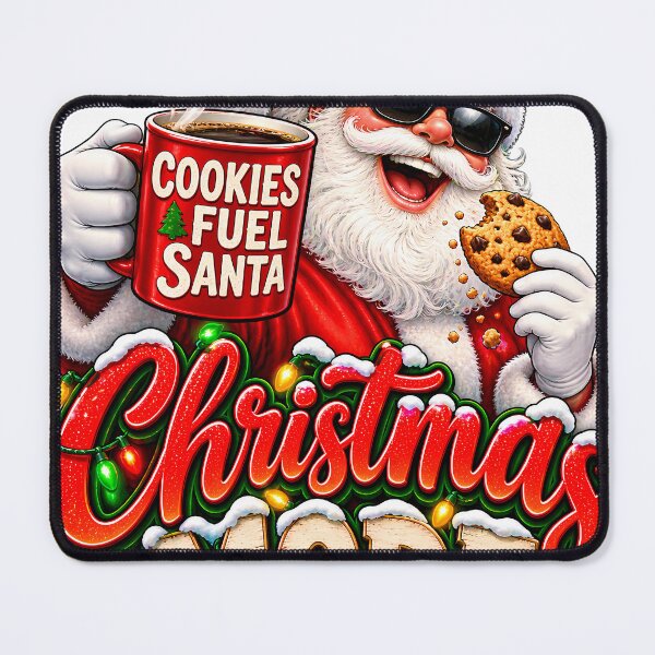 Item preview, Christmas Mode Cookies Fuel Santa Funny Santa Claus Cookie designed and sold by 198tees.