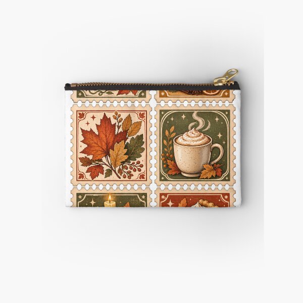 Item preview, Cozy Fall Postage Stamps – Pumpkin Spice and Autumn Leaves designed and sold by pinkaesthetik.
