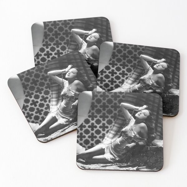 Item preview, Chains of love 1930's dramatic female vintage black and white photograph portrait designed and sold by Astrid Arkhangelsky.