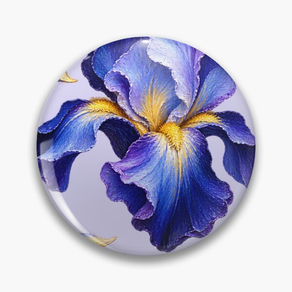 Item preview, Blue Iris in Impasto Motion designed and sold by NinePixel.