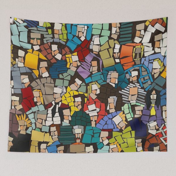 Item preview, Mosaic People designed and sold by The Ravens Ballad.