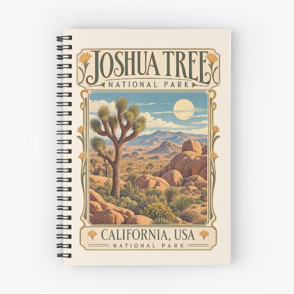 Item preview, Joshua Tree National Park, California, USA [Vintage Illustration] designed and sold by elektronen.