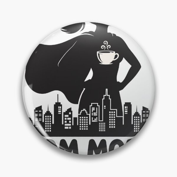 Item preview, Mom Mode Always On Superhero Mom Silhouette T-Shirt designed and sold by ApparelOutpost.