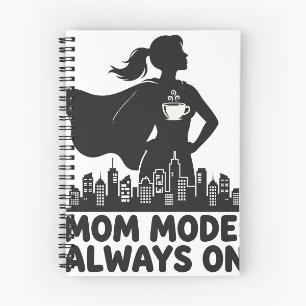 Item preview, Mom Mode Always On Superhero Mom Silhouette T-Shirt designed and sold by ApparelOutpost.