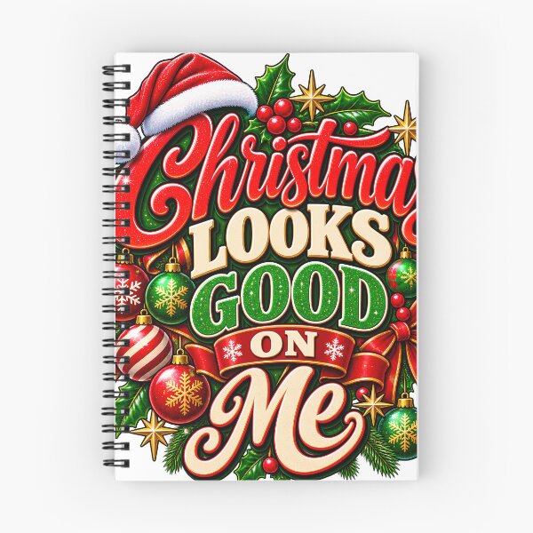 Item preview, Christmas Looks Good On Me Sassy Festive Christmas Glitter designed and sold by 198tees.