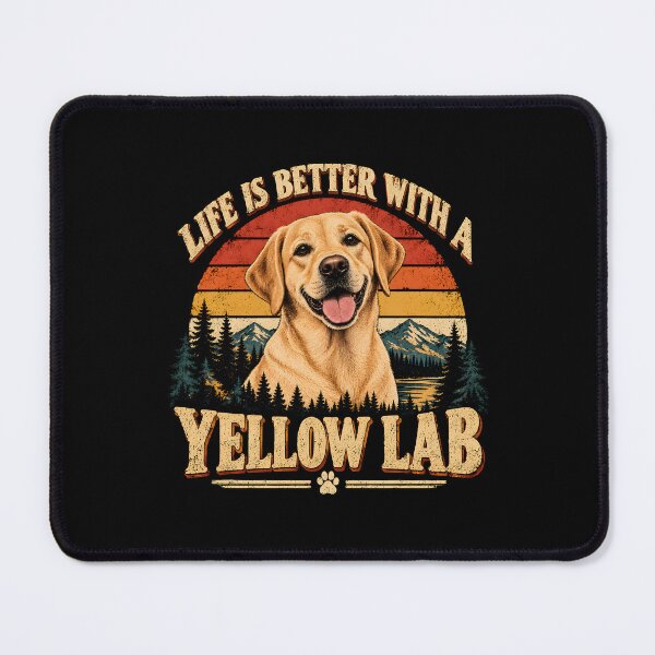 Item preview, Life is Better with a Yellow Lab Dog designed and sold by a-turner-paint.