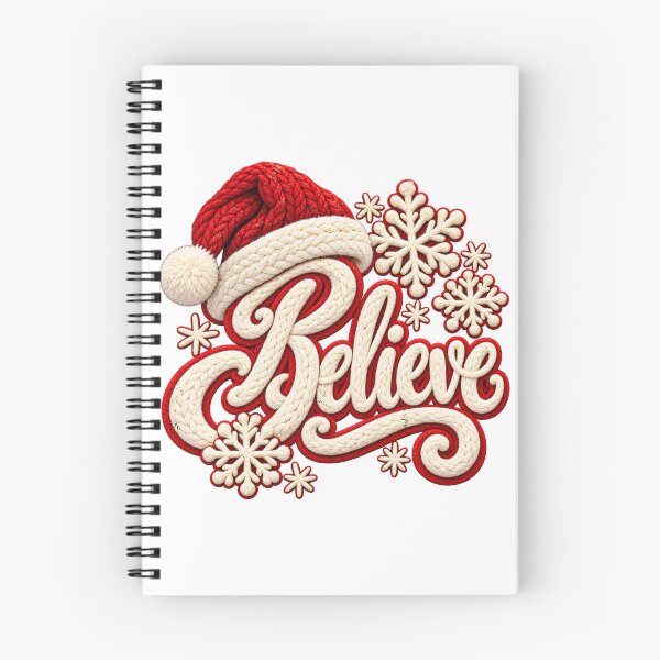 Item preview, Believe Christmas Sweater Style Graphic Tee designed and sold by DesignArtist.ia.
