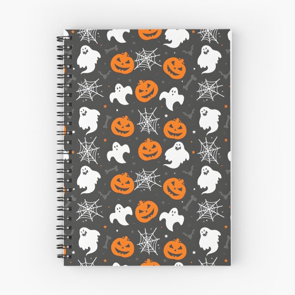 Item preview, Halloween Pumpkin, Ghost and Spiderweb Seamless Pattern designed and sold by interdesigner.