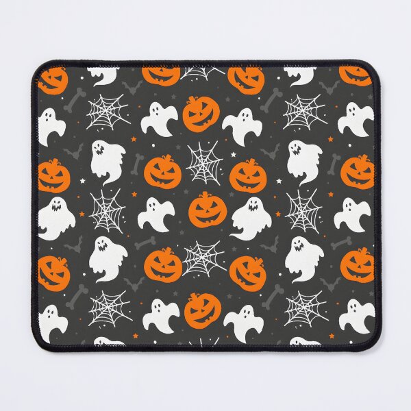 Item preview, Halloween Pumpkin, Ghost and Spiderweb Seamless Pattern designed and sold by interdesigner.