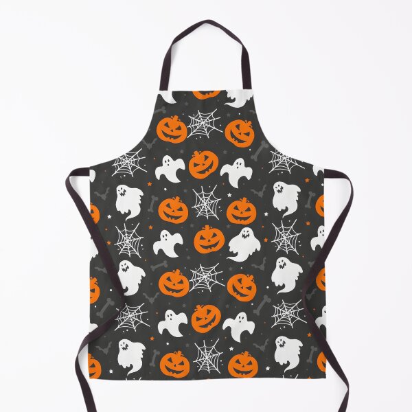 Item preview, Halloween Pumpkin, Ghost and Spiderweb Seamless Pattern designed and sold by interdesigner.