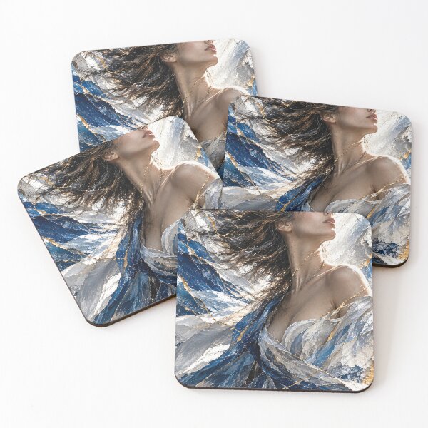 Item preview, Liberation — Japanese Kintsugi Female Portrait designed and sold by KINTSUGI-LUMI.