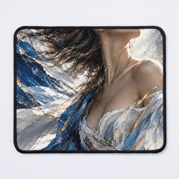 Item preview, Liberation — Japanese Kintsugi Female Portrait designed and sold by KINTSUGI-LUMI.