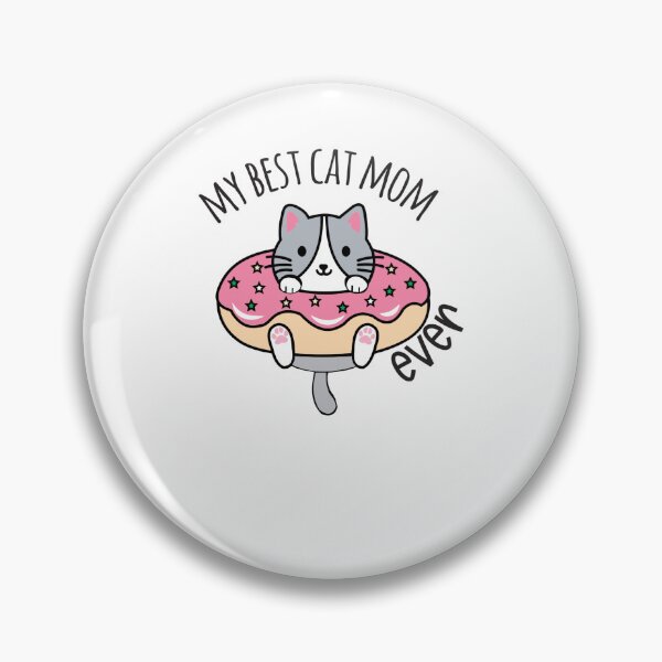 Artikelvorschau, Meine beste Katzenmama aller Zeiten – Niedliches Katzen-Donut-Design entworfen und verkauft von walbayzon.