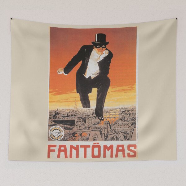 Item preview, Fantômas – Classic French Crime Poster designed and sold by Grand Illusions.