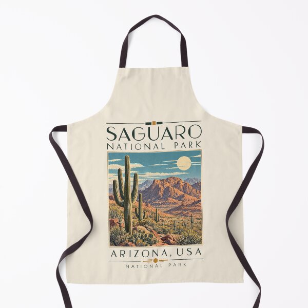 Item preview, Saguaro National Park, Arizona, USA [Vintage Illustration] designed and sold by elektronen.