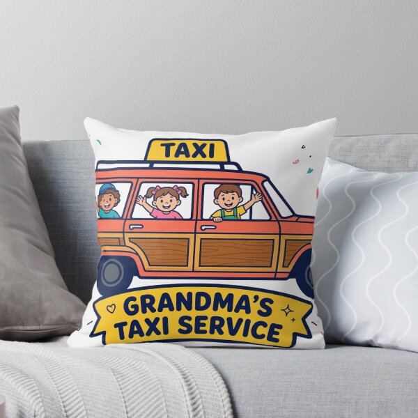 Item preview, Grandma's Taxi Service Funny Station Wagon T-Shirt designed and sold by ApparelOutpost.