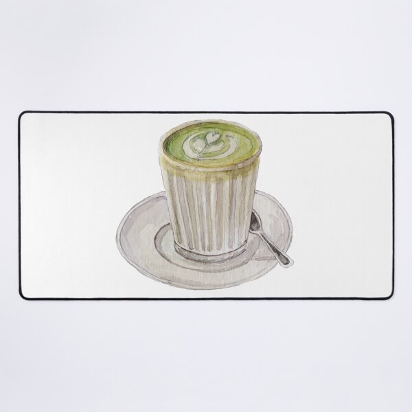 Item preview, Green Tea Vibe – Japanese Matcha Watercolor Illustration designed and sold by Qualali Studio.