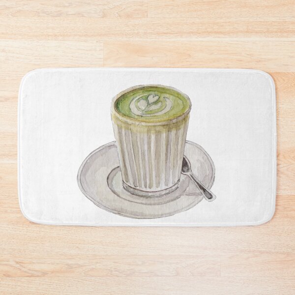 Item preview, Green Tea Vibe – Japanese Matcha Watercolor Illustration designed and sold by Qualali Studio.