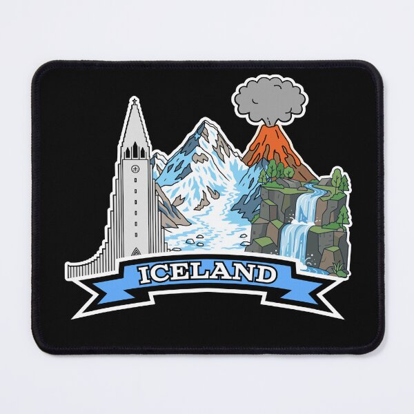 Item preview, Iceland - Iceland Stamp - Funny gifts for Iceland enthusiasts designed and sold by iX-Physio.