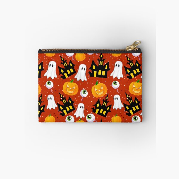 Item preview, Spooky Haunted House Ghosts & Pumpkins Halloween Pattern designed and sold by VibnWalls.