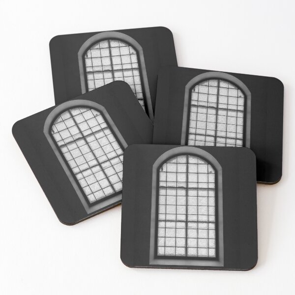 Item preview, Light Through Glass — Black and White Arched Window designed and sold by Kimberly Palmer.